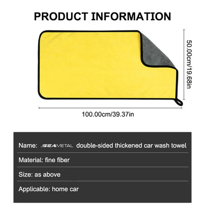 Serviette de séchage microfibre SEAMETAL